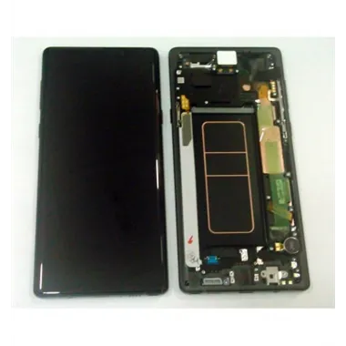Samsung GH97-22269A N960F Galaxy Note 9 pantalla lcd + táctil negro + marco negro premium Service Pack