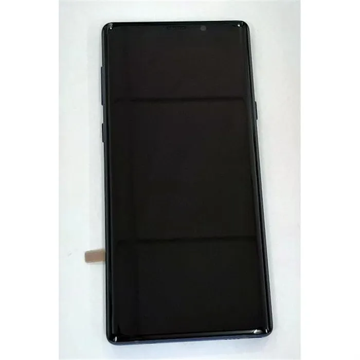 Pantalla lcd calidad oled para Samsung Galaxy Note 9 N960F mas tactil negro mas marco azul compatible