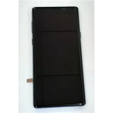 Pantalla lcd calidad oled para Samsung Galaxy Note 9 N960F mas tactil negro mas marco azul compatible