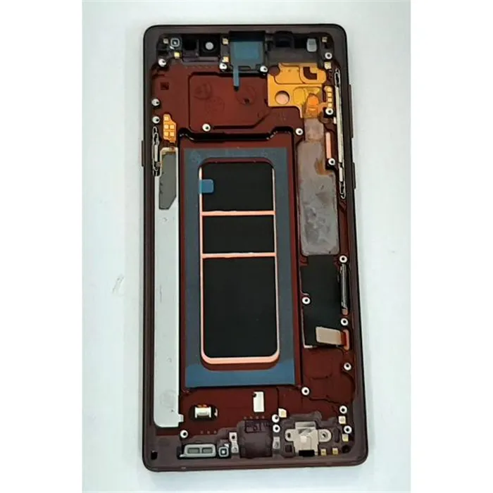 Pantalla lcd calidad oled para Samsung Galaxy Note 9 N960F mas tactil negro mas marco dorado compatible