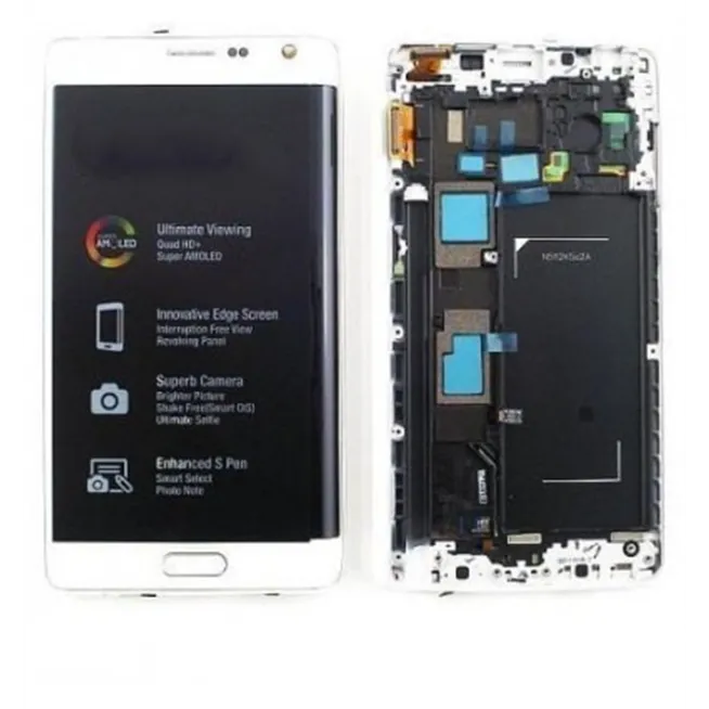 Samsung Galaxy Note Edge N915 pantalla lcd + táctil blanco +