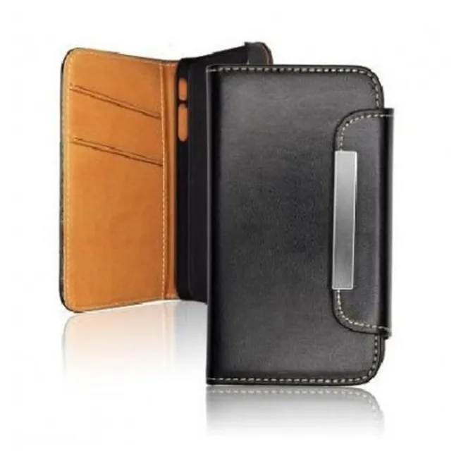 SAF002 Funda cartera piel Samsung I9220 Galaxy Note negro