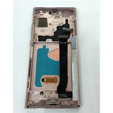 Pantalla lcd calidad oled para Samsung Galaxy Note 20 Ultra SM-N986F mas tactil negro mas marco dorado 
