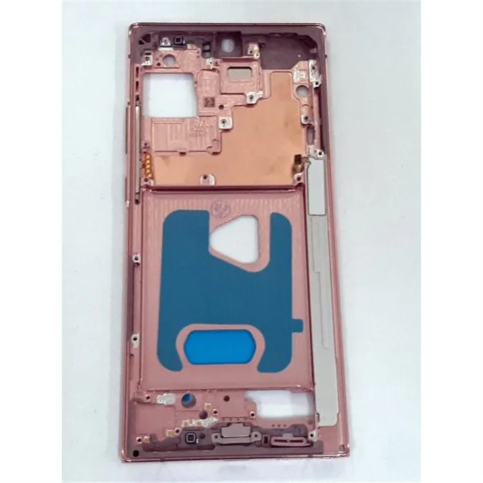 Carcasa central o marco rosa para Samsung Galaxy Note 20 Ultra SM-N986F Note 20 Ultra 5G calidad premium