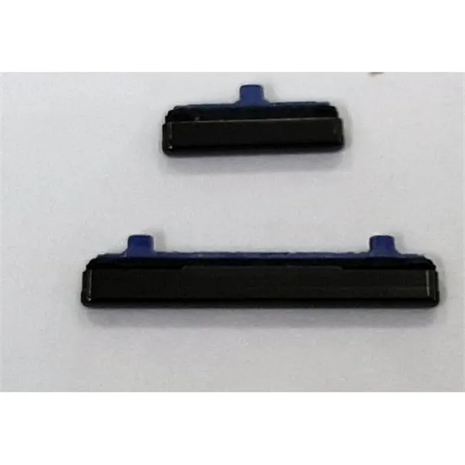 Set 2 botones negros para Samsung Galaxy Note 20 Ultra SM-N986F calidad premium