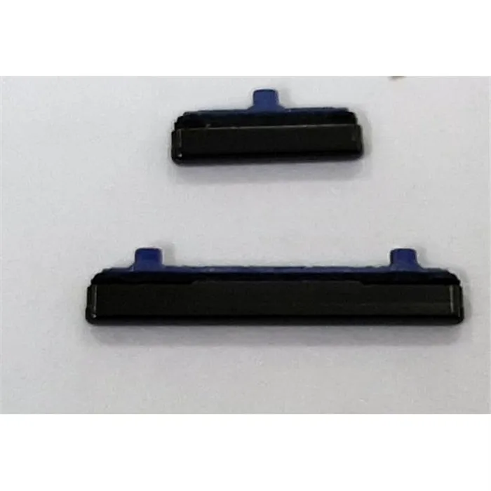 Set 2 botones negros para Samsung Galaxy Note 20 Ultra SM-N986F calidad premium