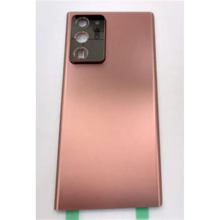 Tapa trasera o tapa bateria dorada para Samsung Galaxy Note 20 Ultra SM-N986F mas cubierta camara