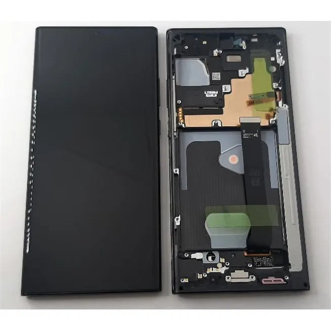 Pantalla lcd GH82-31453A para Samsung Galaxy Note 20 Ultra SM-N986F mas tactil negro marco mystic black service pac