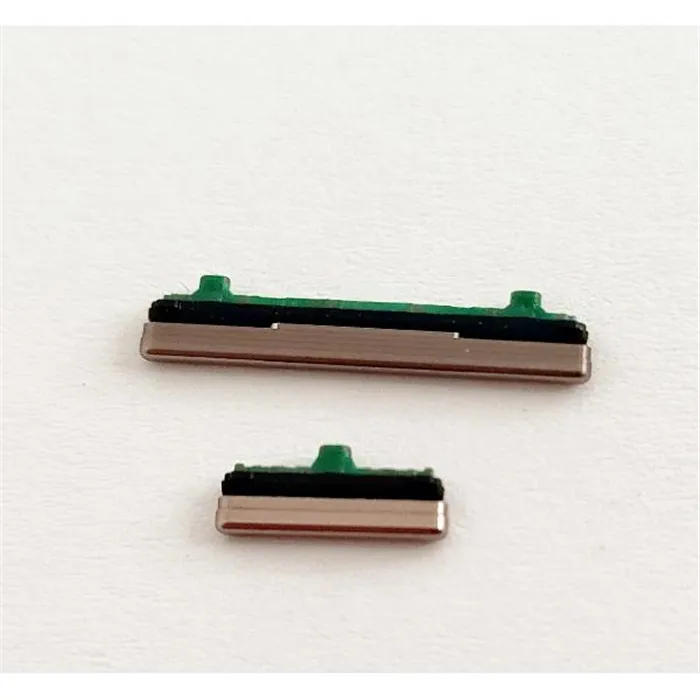 Set 2 botones dorados para Samsung Galaxy S10 5G SM-G977F calidad premium