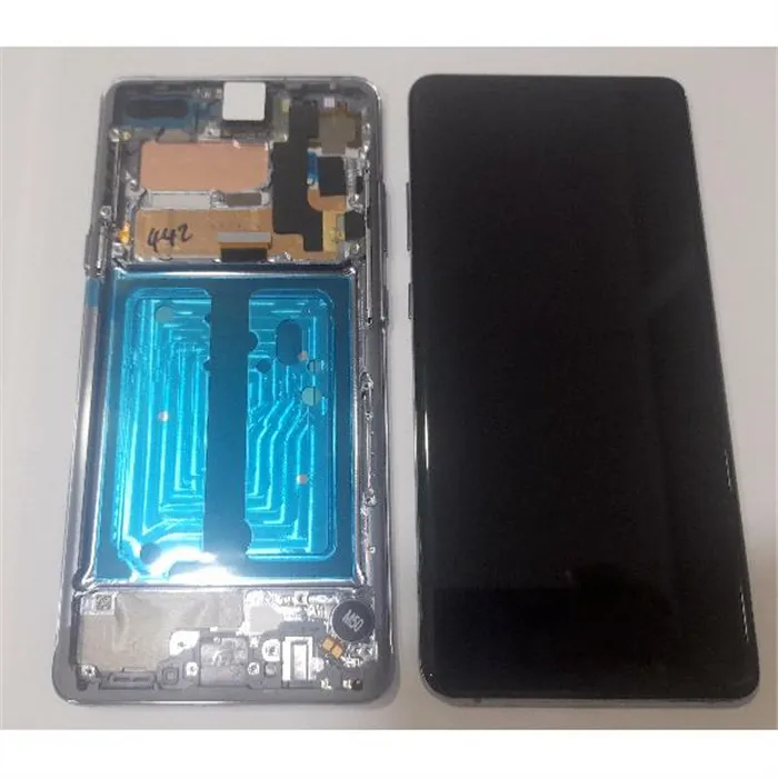Pantalla lcd para Samsung Galaxy S10 5G GH82-20442B SM-G977F mas pantalla tactil + marco negro Service Pack Premium