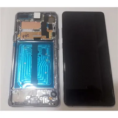 Pantalla lcd para Samsung Galaxy S10 5G GH82-20442B SM-G977F mas pantalla tactil + marco negro Service Pack Premium