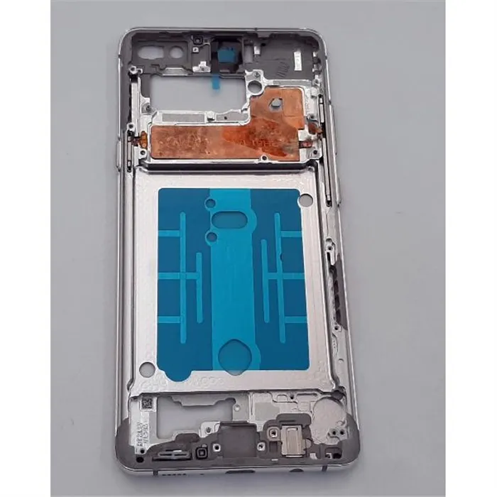 Carcasa central o marco plata para Samsung Galaxy S10 5G SM-G977F SM-G977B SM-G977 G977 G977F G977B calidad premium