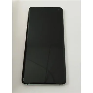Pantalla lcd para Samsung Galaxy S10 G973f mas tactil negro con marco verde calidad premium