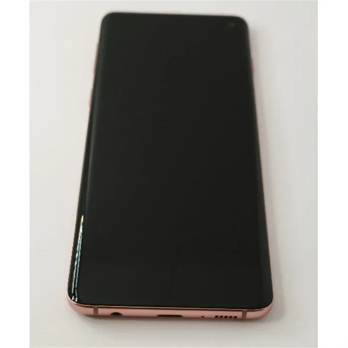 Pantalla lcd para Samsung Galaxy S10 G973F mas tactil negro con marco dorado calidad premium