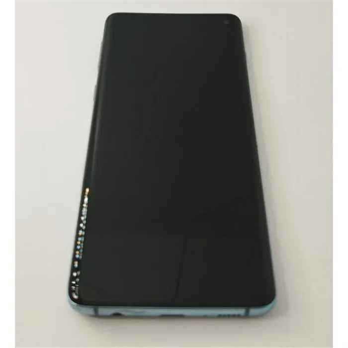 Pantalla lcd para Samsung Galaxy S10 G973f mas tactil negro con marco azul calidad premium