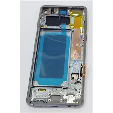 Pantalla lcd para Samsung Galaxy S10 G973F mas tactil negro con marco negro calidad Oled
