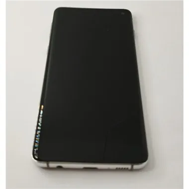 Pantalla lcd para Samsung Galaxy S10 G973f mas tactil negro con marco plateado calidad premium