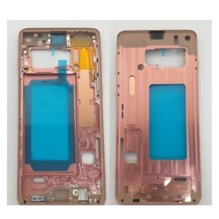 Carcasa o marco frontal naranja para Samsung Galaxy S10 G973F