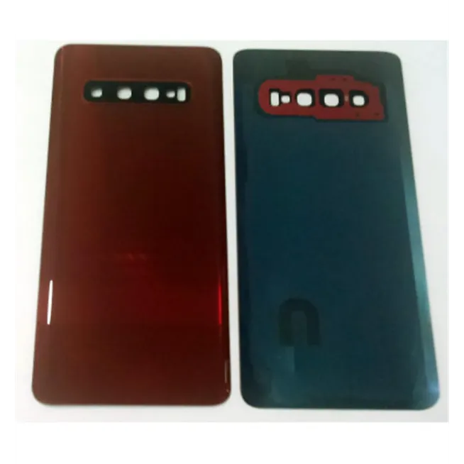 Tapa trasera o tapa bateria roja mas cubierta camara para Samsung Galaxy S10 SM-G973F