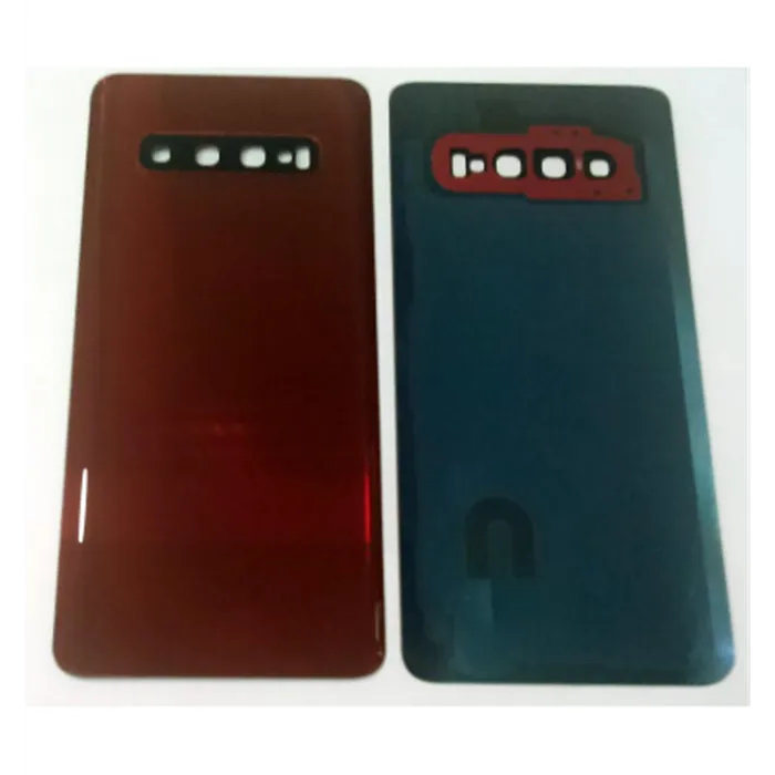 Tapa trasera o tapa bateria roja mas cubierta camara para Samsung Galaxy S10 SM-G973F