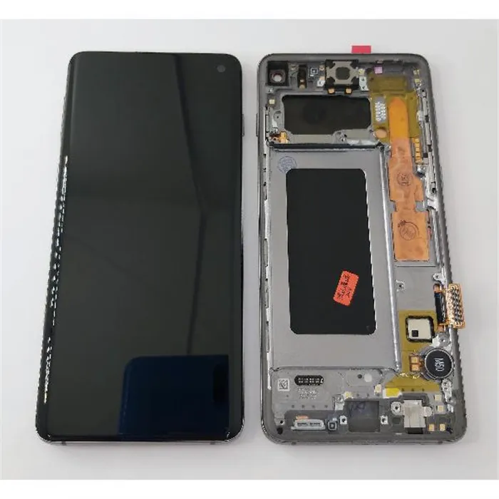 Pantalla lcd para Samsung Galaxy S10 G973F mas tactil negro con marco negro calidad premium