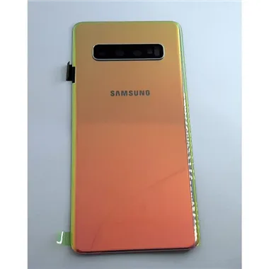 Tapa trasera o tapa bateria plata para Samsung Galaxy S10 SM-G973F GH82-18378G Service Pack