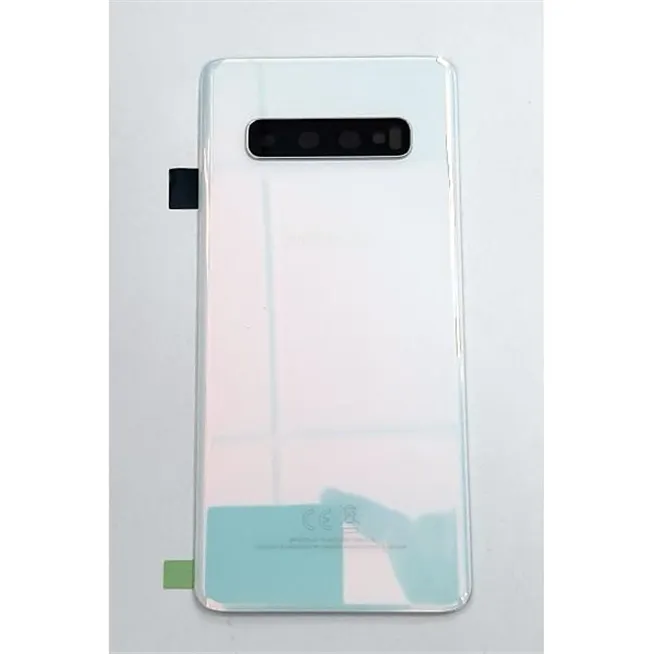 Tapa trasera o tapa bateria blanca para Samsung Galaxy S10 SM-G973 GH82-18378F Service Pack