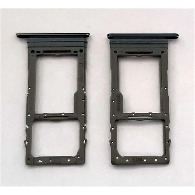 Soporte o bandeja single sim negra para Samsung Galaxy S10 Lite G770F SM-G770F G770 SM-G770 calidad premium