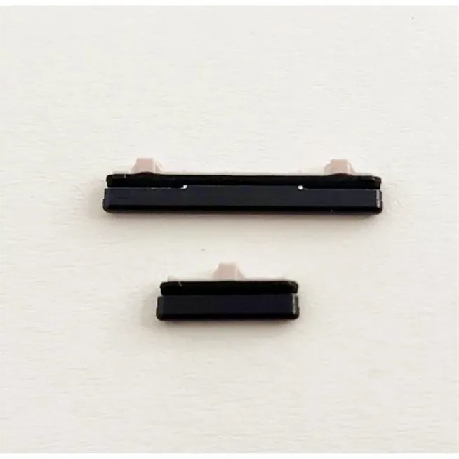 Set 2 botones negros para Samsung Galaxy S10 Lite G770F SM-G770F G770 SM-G770 calidad premium