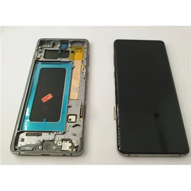 Pantalla lcd para Samsung Galaxy S10 Plus G975f mas tactil negro con marco negro calidad premium