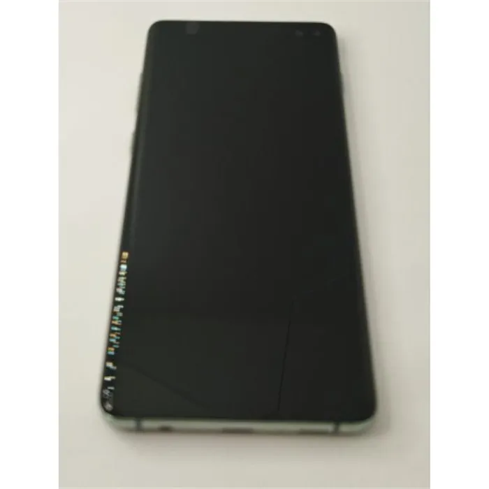 Pantalla lcd para Samsung Galaxy S10 Plus G975f mas tactil negro con marco verde calidad premium