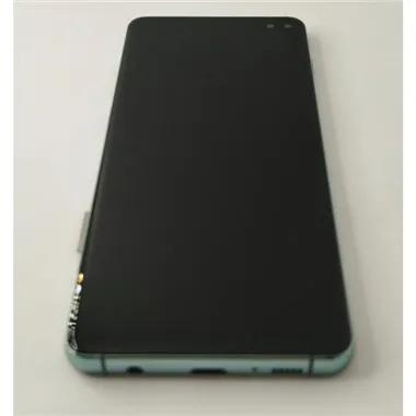Pantalla lcd para Samsung Galaxy S10 Plus G975F mas tactil negro con marco TFT verde 