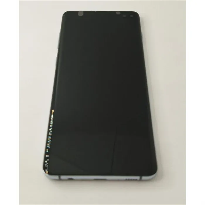 Pantalla lcd para Samsung Galaxy S10 Plus G975f mas tactil negro con marco azul calidad premium