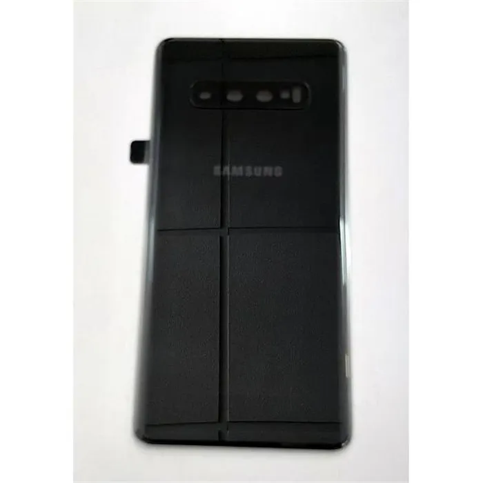 Tapa trasera o tapa bateria prisma negro para Samsung Galaxy S10 plus S10+ SM-G975F GH82-18406A Service Pack