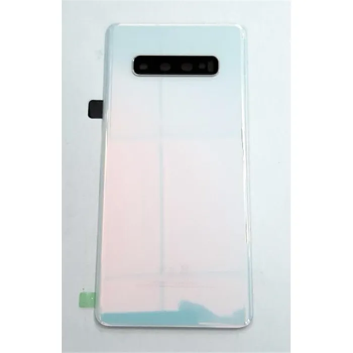 Tapa trasera o tapa bateria blanca para Samsung Galaxy S10 plus S10+ SM-G975F GH82-18406F Service Pack