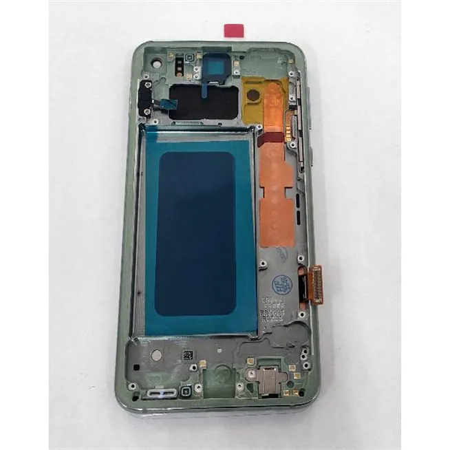 Pantalla lcd para Samsung Galaxy S10e G970F mas tactil negro mas marco verde Calidad Premium
