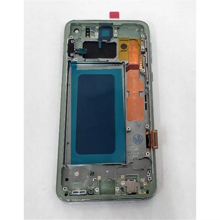 Pantalla lcd para Samsung Galaxy S10e G970F mas tactil negro mas marco verde Calidad Premium