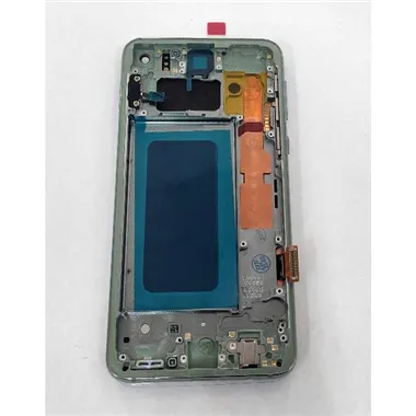 Pantalla lcd para Samsung Galaxy S10e G970F mas tactil negro mas marco verde Calidad Premium