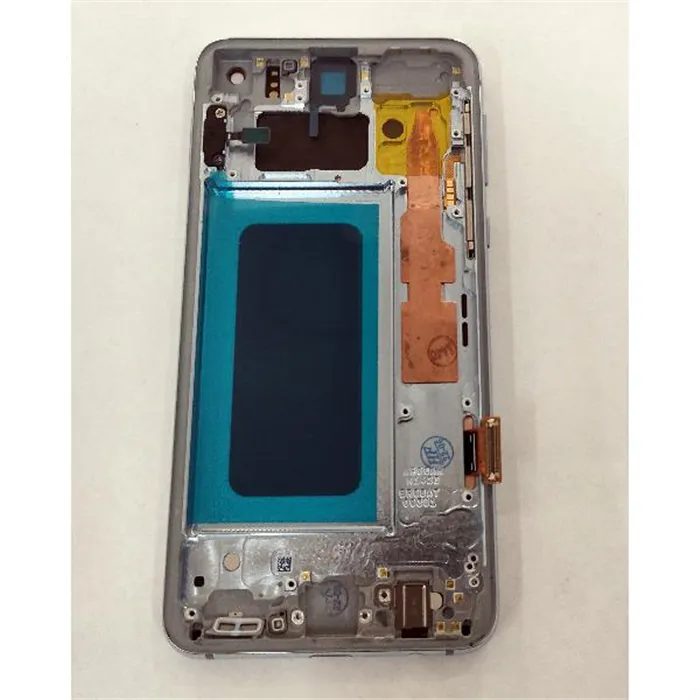 Pantalla lcd para Samsung Galaxy S10e G970F mas tactil negro mas marco azul Calidad Premium