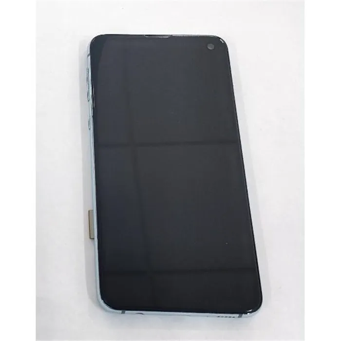 Pantalla lcd para Samsung Galaxy S10e G970F mas tactil negro mas marco azul Calidad Premium