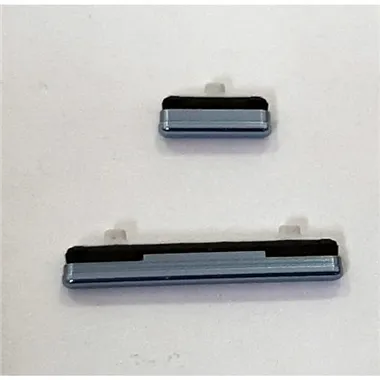 Set 2 botones azul para Samsung Galaxy S10e G970FD SM-G970FD calidad premium