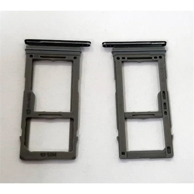 Soporte o bandeja dual SIM gris para Samsung Galaxy S10e G970F Calidad Premium