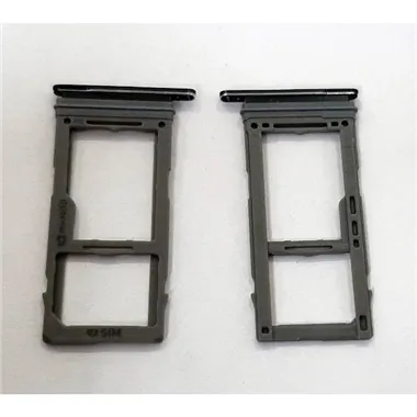 Soporte o bandeja dual SIM gris para Samsung Galaxy S10e G970F Calidad Premium