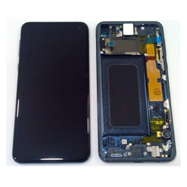 Samsung GH82-18852A Galaxy S10e SM-G970F pantalla lcd + táctil negro + marco negro Service Pack