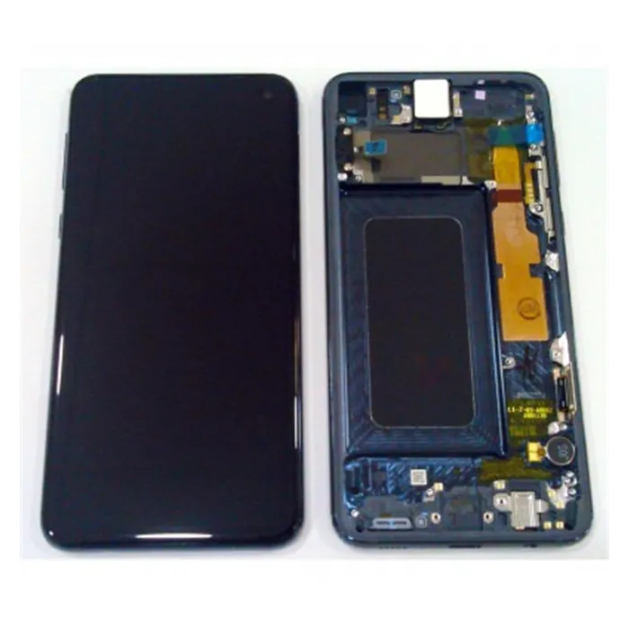 Samsung GH82-18852A Galaxy S10e SM-G970F pantalla lcd + táctil negro + marco negro Service Pack