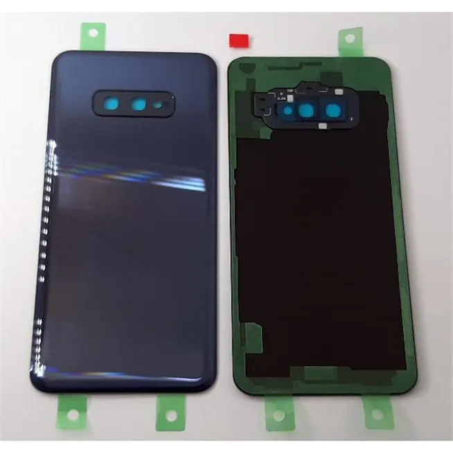 Tapa trasera o tapa bateria negra para Samsung Galaxy S10e G970F sm-g970fg mas cubierta camara