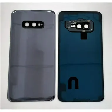 Tapa trasera o tapa bateria gris para Samsung Galaxy S10e G970F sm-g970fg mas cubierta camara