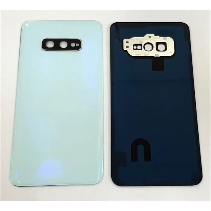 Tapa trasera o tapa bateria blanca para Samsung Galaxy S10e G970F sm-g970fg mas cubierta camara