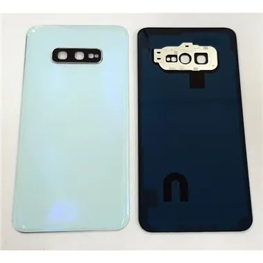 Tapa trasera o tapa bateria blanca para Samsung Galaxy S10e G970F sm-g970fg mas cubierta camara