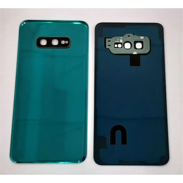 Tapa trasera o tapa bateria verde para Samsung Galaxy S10e G970F sm-g970fg mas cubierta camara